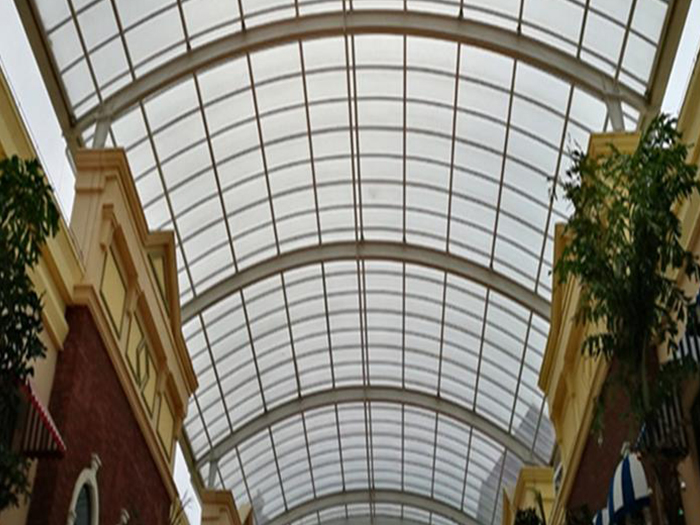 南平屋面网架顶棚吊装方案